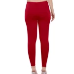 Apple Red Color Ankle Leggings