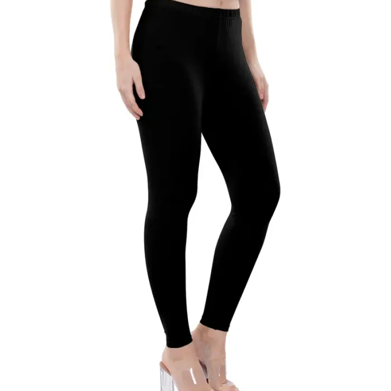 Black Color Ankle Leggings