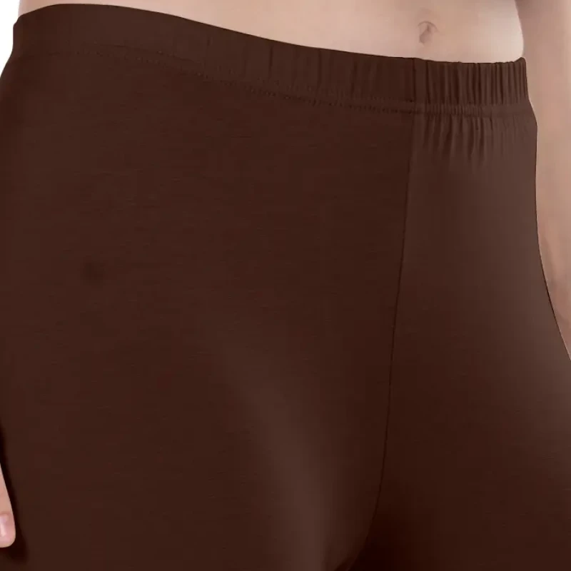 Chocolate Color Ankle Leggings