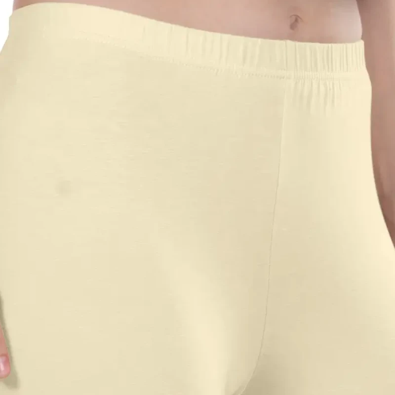 Cream Color Ankle Leggings