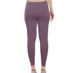 Dusty Purple Color Ankle Leggings