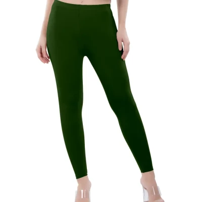 Forest Color Ankle Leggings