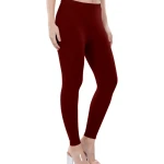 French Wine Color Ankle Leggings