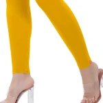 Gold Color Ankle Leggings