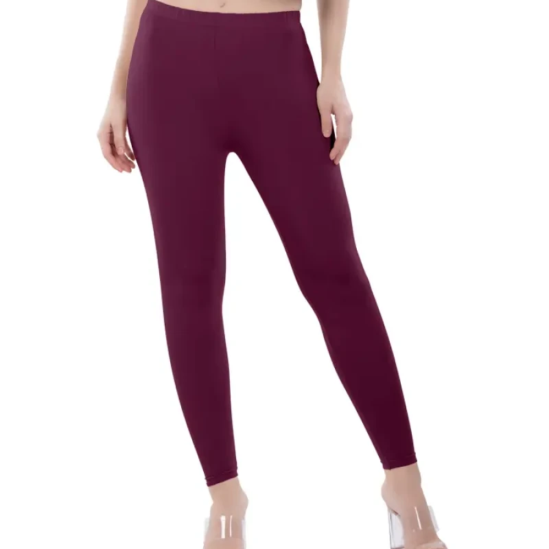 Light Purple Color Ankle Leggings