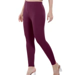 Light Purple Color Ankle Leggings