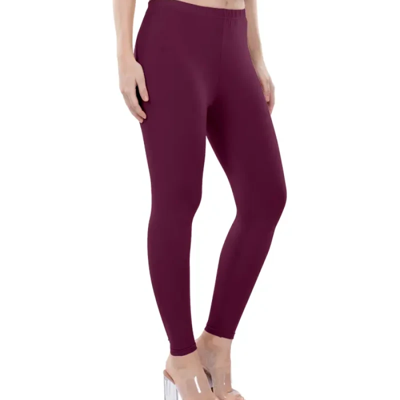 Light Purple Color Ankle Leggings