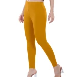 Mustard Color Ankle Leggings