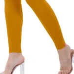 Mustard Color Ankle Leggings