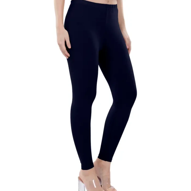 Navy Color Ankle Leggings