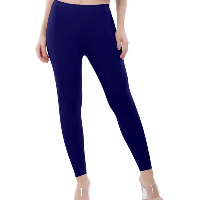 Royal Blue Color Ankle Leggings