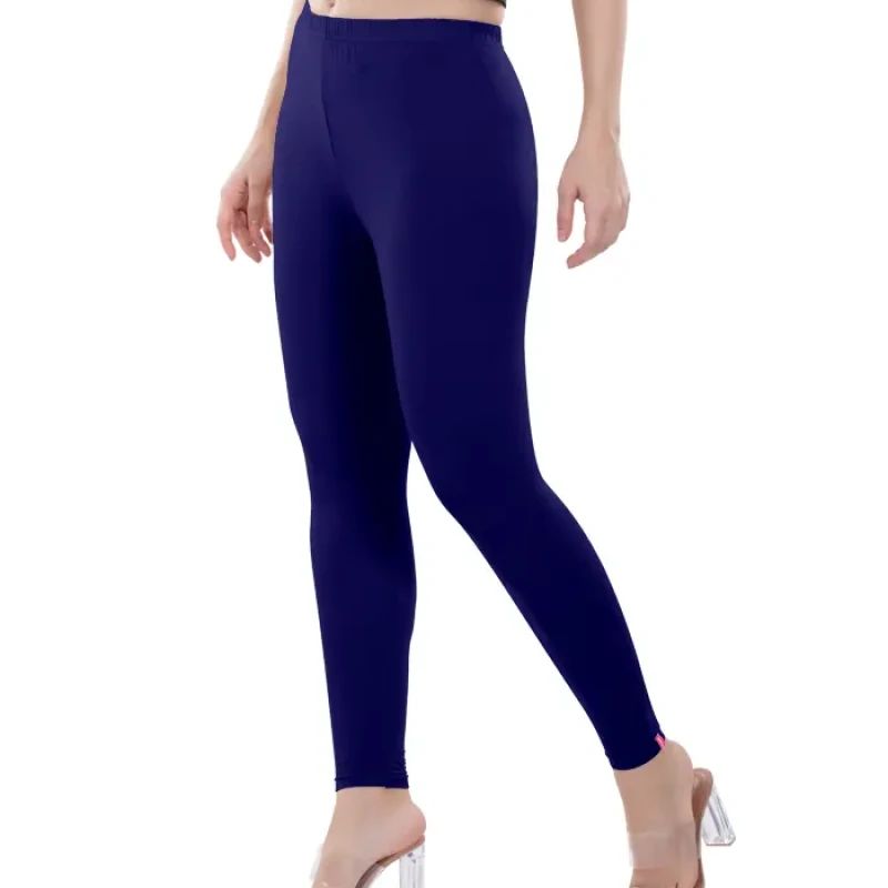 Royal Blue Color Ankle Leggings