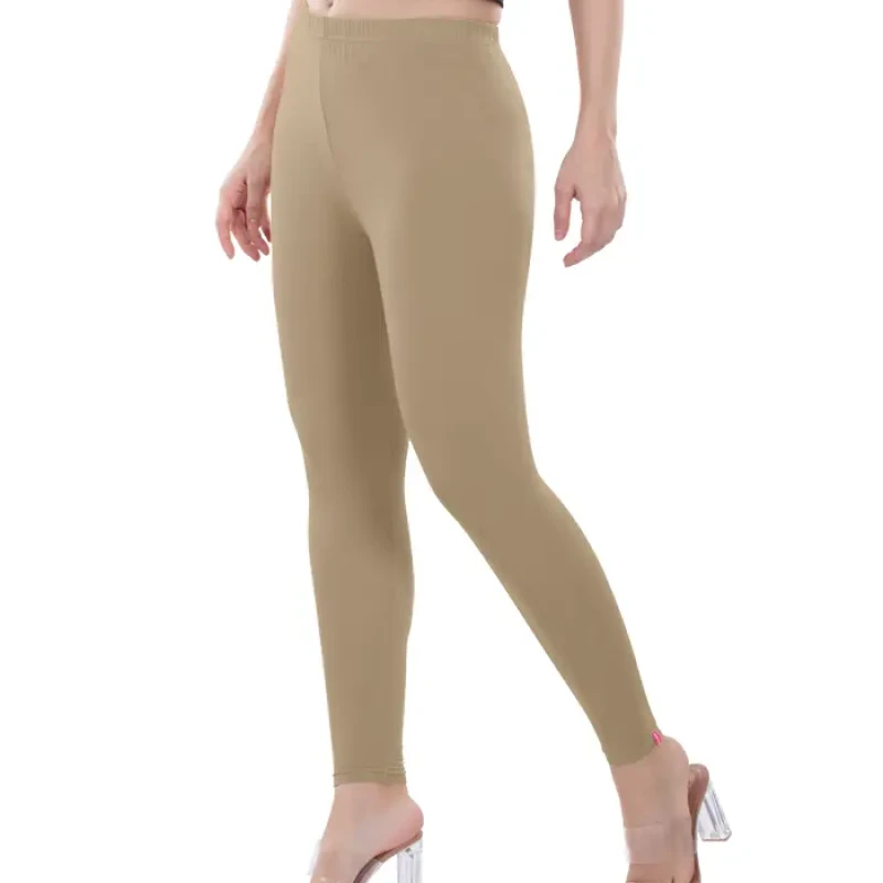 Sand Color Ankle Leggings