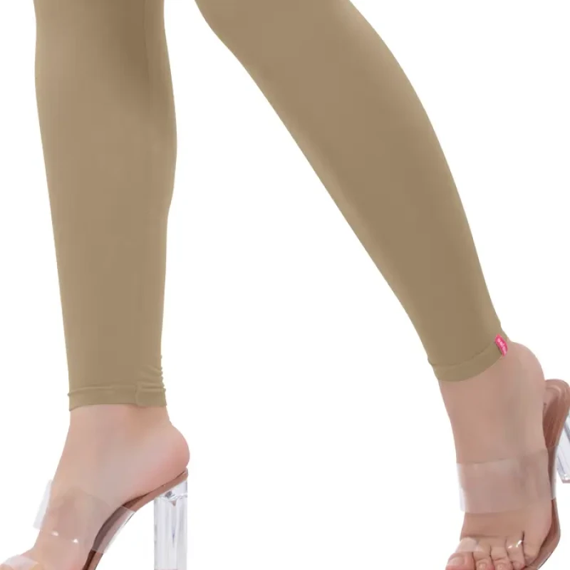 Sand Color Ankle Leggings