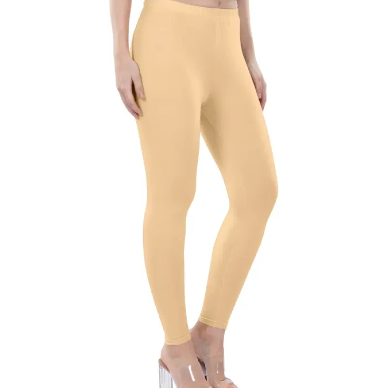 Skin Color Ankle Leggings