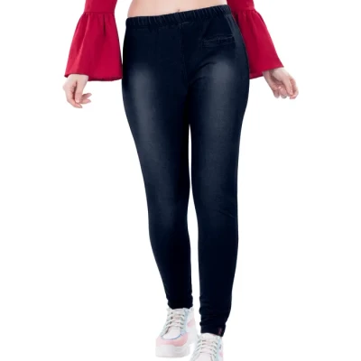 Dark Navy Color Denium Jeggings