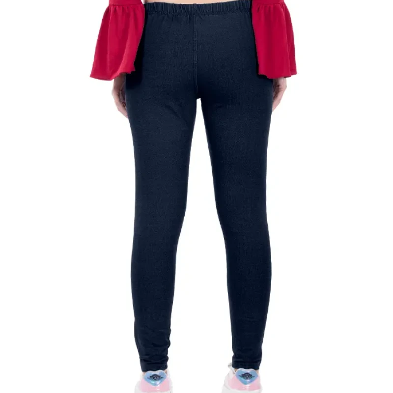 Dark Navy Color Denium Jeggings