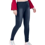 Medium Navy Color Denium Jeggings