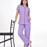 Lavender Color Pyjama Set