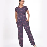 Drak Grey Color Pyjama Set