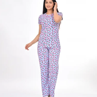 Lavender Color Pyjama Set