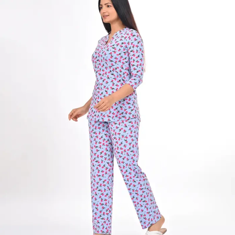 Lavender Color Pyjama Set