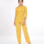 Yellow Color Pyjama Set